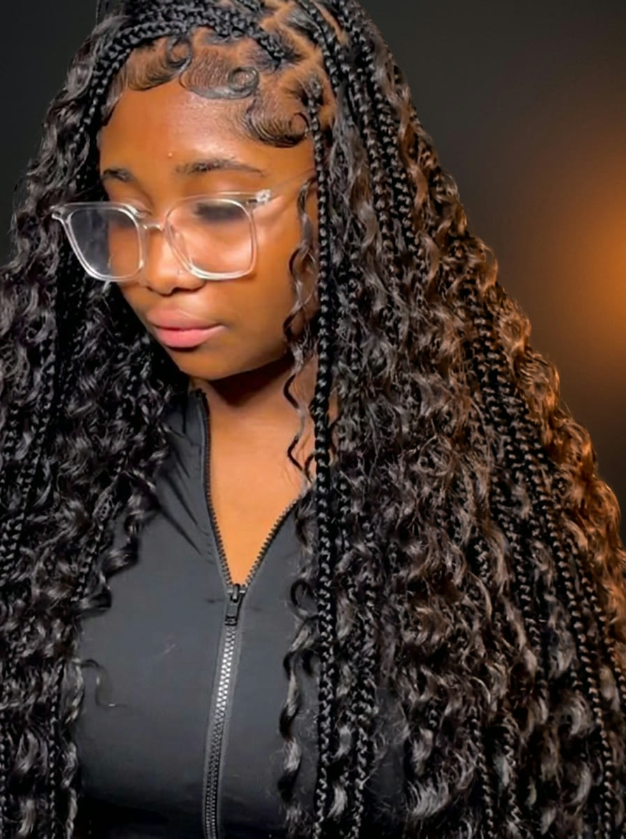 Medium bohemian braids